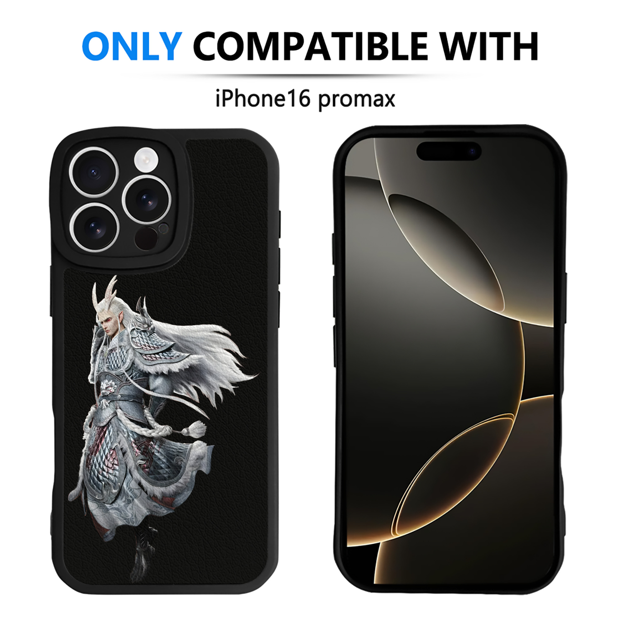 （画像用） Ne Zha 2 ナタ 魔童の大暴れ 【iPhone 16シリーズ対応】シリコンスマホケース（レザー調） 材質：シリコン